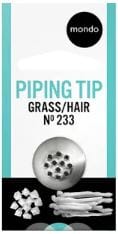 Mondo #233 Stainless Steel Grass/hair Piping Nozzle Piping Tips The Cooks Kitchen 