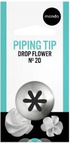 Mondo #2d Stainless Steel Drop Flower Piping Tip Piping Tips The Cooks Kitchen 