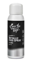 Over The Top Metallic Food Spray 48g - Silver