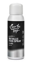 Over The Top Metallic Food Spray 48g - Silver
