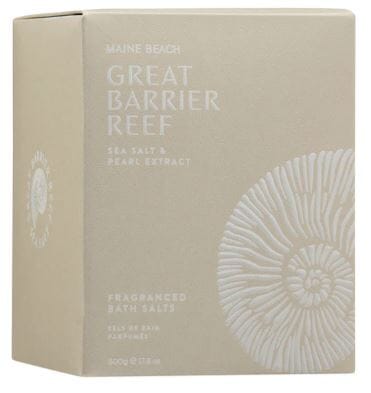 Maine Beach Great Barrier Reef Fragranced Bath Salts 500g Body Products The Cooks Kitchen 