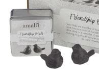 Amalfi Friendship Birds 2pcs Set Rustic Brown 4x7cm Home Decor The Cooks Kitchen 