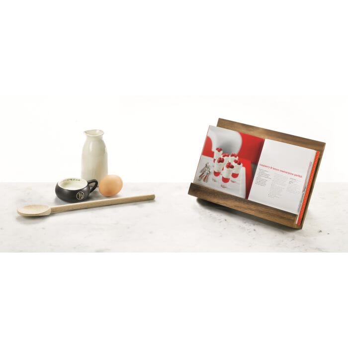 Davis & Waddel Acaia Wood Recipe Book Holder Bakeware Accessories The Cooks Kitchen 