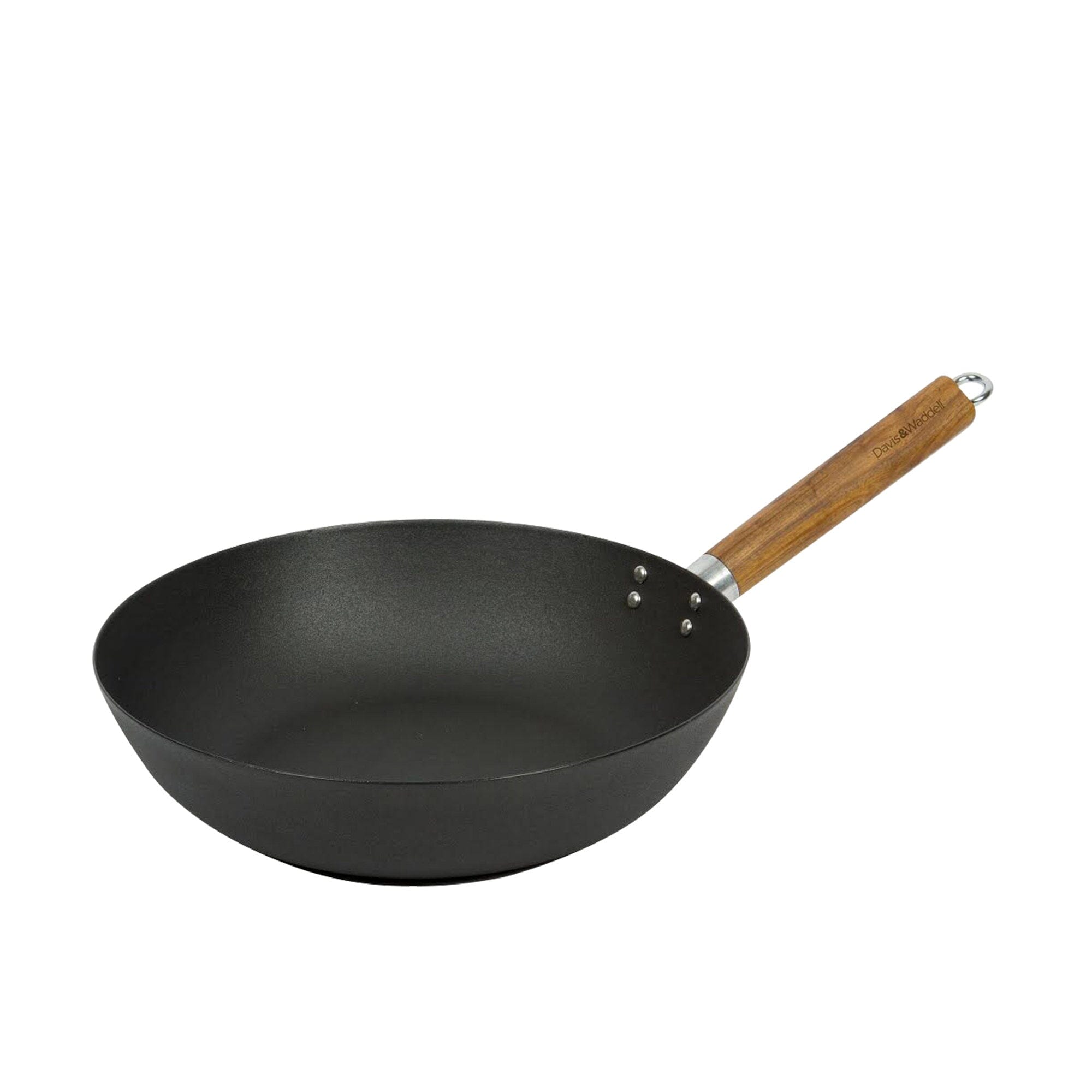 Davis & Waddell Lotus Rock Non-stick Stirfry Wok 30cm Woks & Stirfrys The Cooks Kitchen 