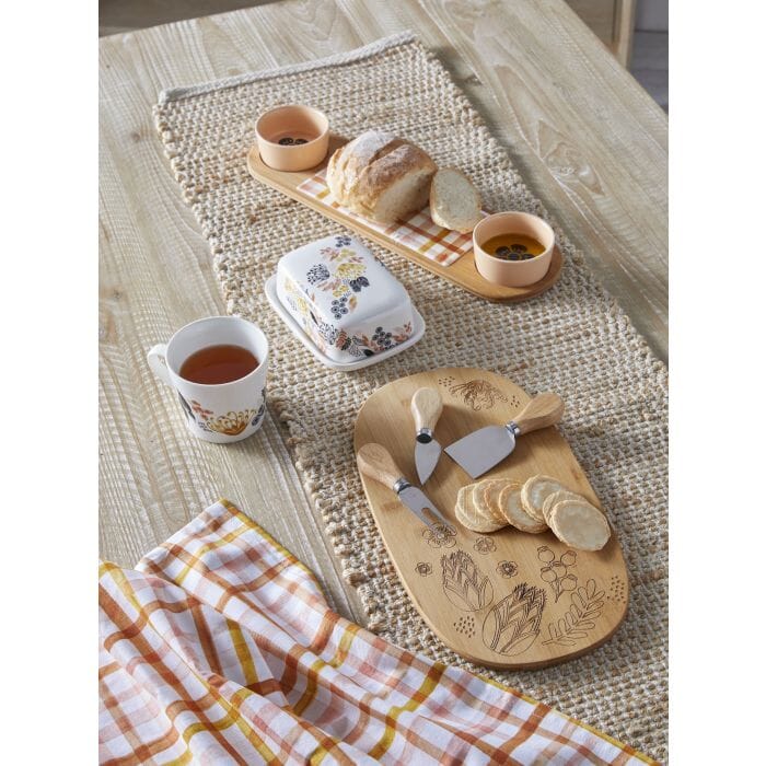 Orson Runner 35x140cm Natural/white Table Runners The Cooks Kitchen 