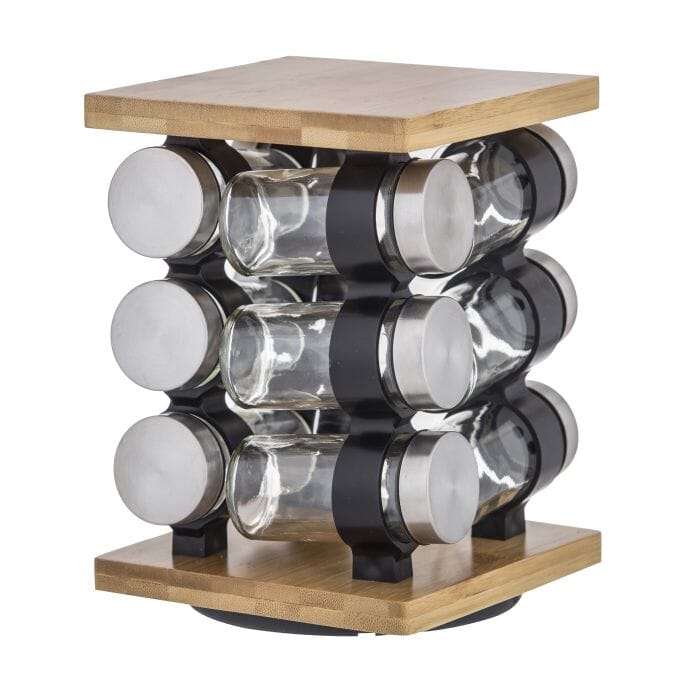 Davis & Waddel Romano 12pc Spice Jar Set Herb & Spice Storage The Cooks Kitchen 