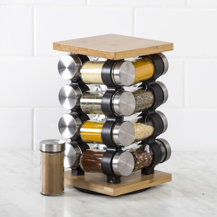 Davis & Waddell Romano 16pc Spice Jar Set Herb & Spice Storage The Cooks Kitchen 