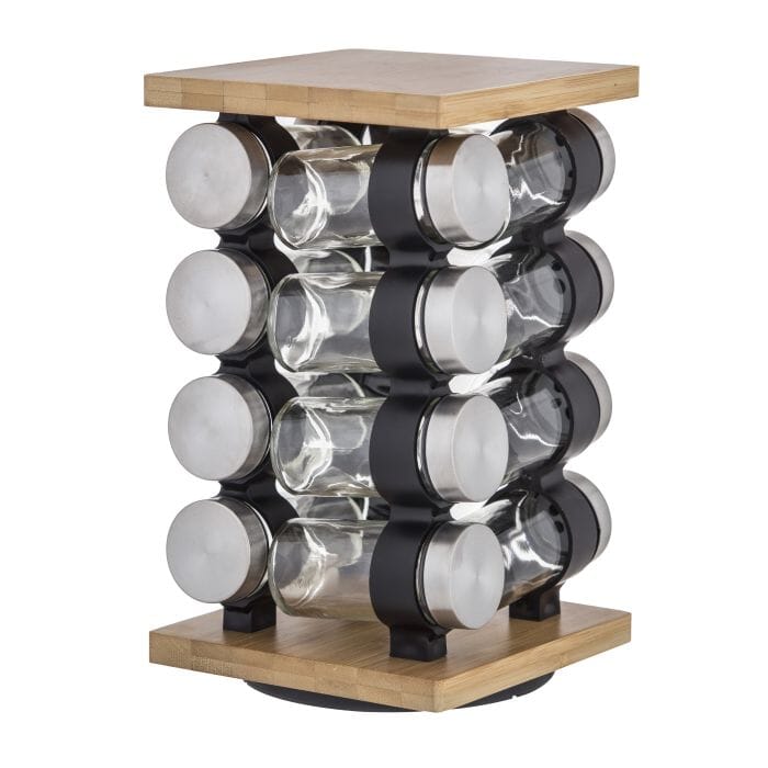 Davis & Waddell Romano 16pc Spice Jar Set Herb & Spice Storage The Cooks Kitchen 