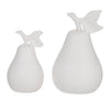 Emporium Pear Sculpture Set Of 2 White