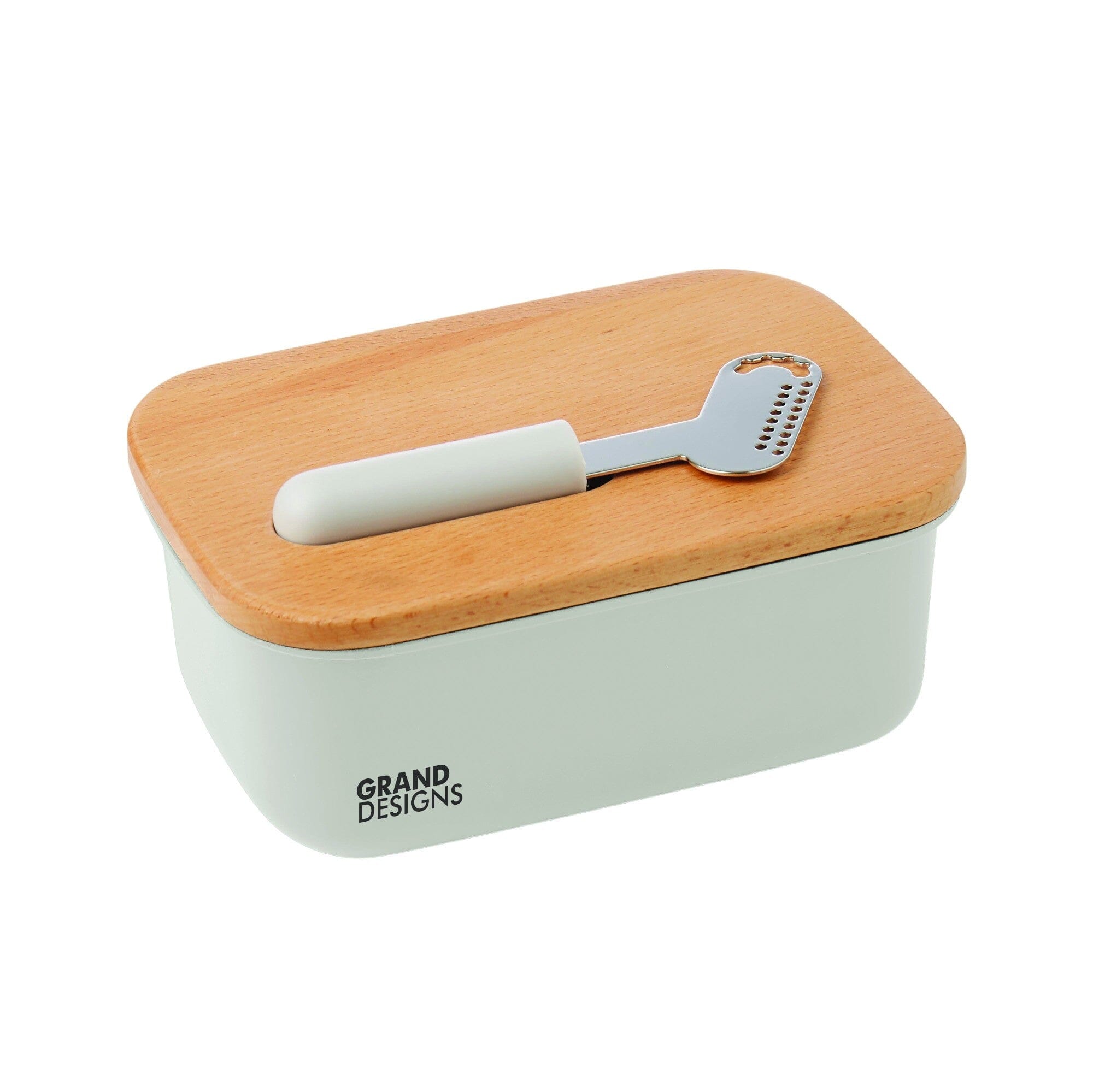 Grand Designs Butter Box Grey 16.5x11.5x6cm Bread & Butter Storage The Cooks Kitchen 