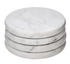 Davis & Waddell Nuvolo Marble Coaster 4pcs Set White
