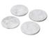 Davis & Waddell Nuvolo Marble Coaster 4pcs Set White