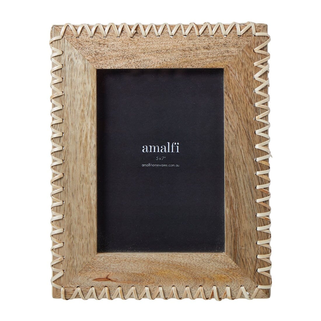 Amalfi Rattan Photo Frame 5x7'(22x17cm) Natural Photo Frames The Cooks Kitchen Mandurah 