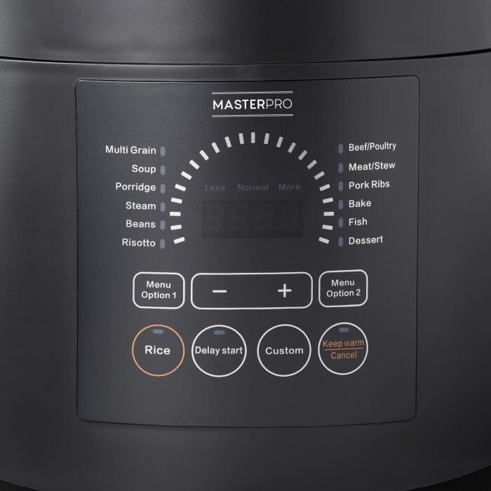 Masterpro 12 In 1 Multi Cooker 6l Black Multi Cookers The Cooks Kitchen 