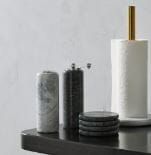 Fine Foods Nuvolo Marble Salt & Pepper Set Salt & Pepper Grinders & Mills The Cooks Kitchen 