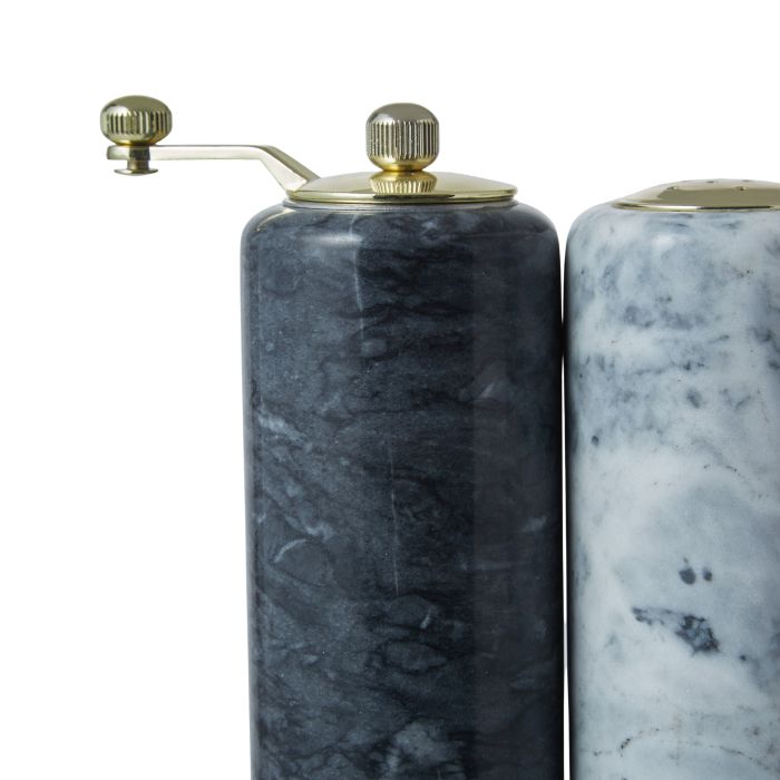 Fine Foods Nuvolo Marble Salt & Pepper Set
