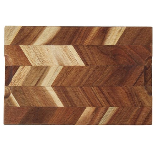 Davis & Waddell Herringbone Acacia Cutting Board Chopping Boards & Surface Savers The Cooks Kitchen 