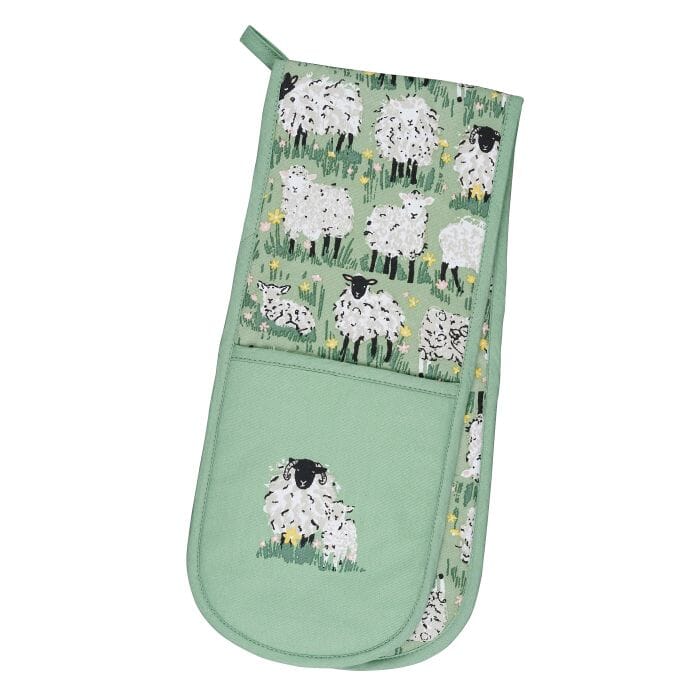 Ulster Weavers Woolly Sheep Double Oven Glove Mitts & Gloves The Cooks Kitchen 