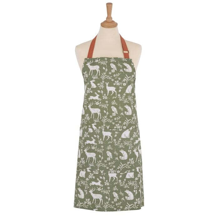 Ulster Weavers Forest Friends Sage Apron Aprons The Cooks Kitchen 