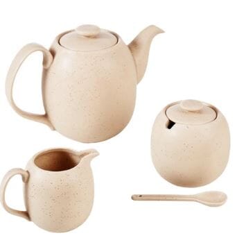 Leaf & Bean Aster 4pc Tea Set Natural Tea Accessories The Cooks Kitchen 