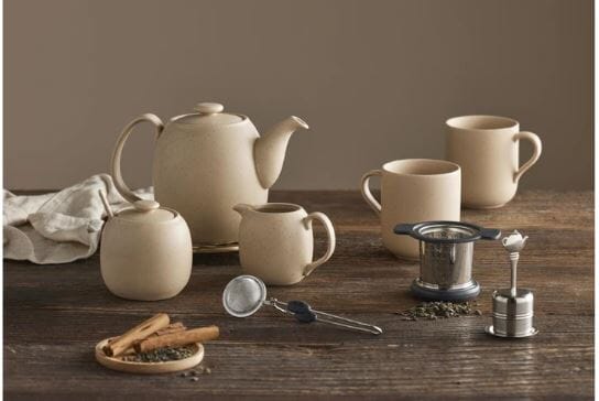 Leaf & Bean Aster 4pc Tea Set Natural Tea Accessories The Cooks Kitchen 