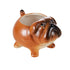 Emporium Bull Winkle Dog Planter - 16x13x11.5cm - Brown