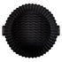 Masterpro Reusable Silicone Air Fryer Liner Round 2pc Set Grey & Black 56.5x46x38.5cm Air Fryer The Cooks Kitchen 