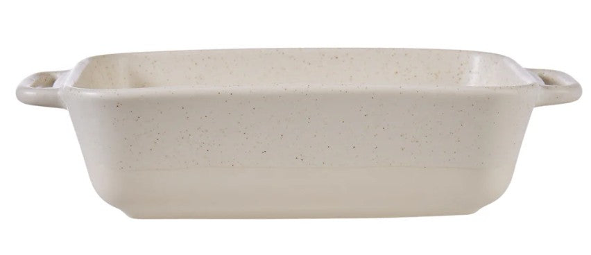 Davis & Waddell Darley Stoneware Bakeware 3pcs Set Cream Speckle
