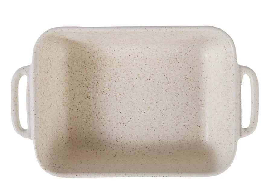 Davis & Waddell Darley Stoneware Bakeware 3pcs Set Cream Speckle