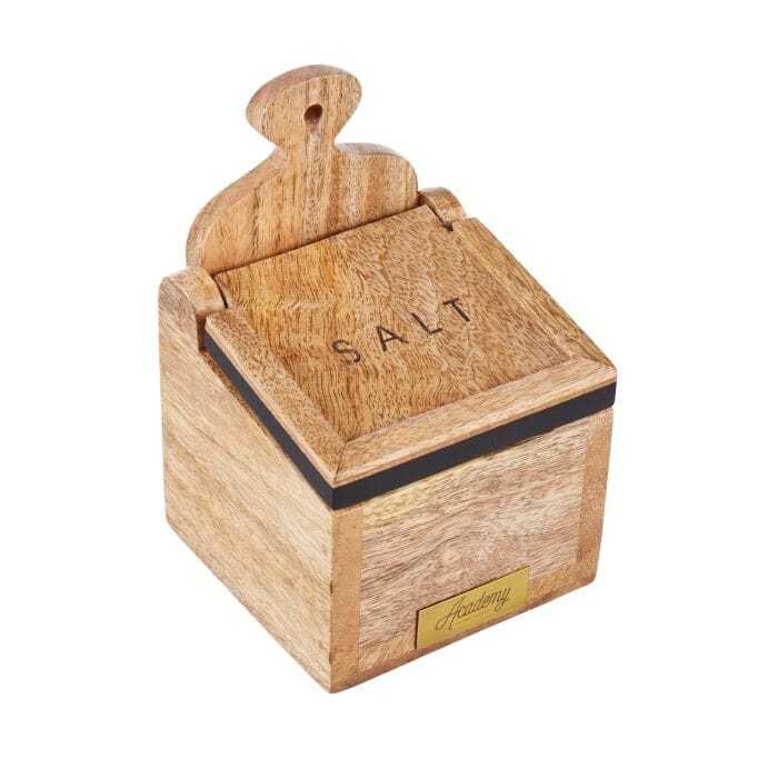 Academy James Salt Box With Spoon Herb & Spice Storage The Cooks Kitchen 