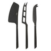 Davis & Waddell Napier Stainless Steel Cheese Knives 3pcs Set Black