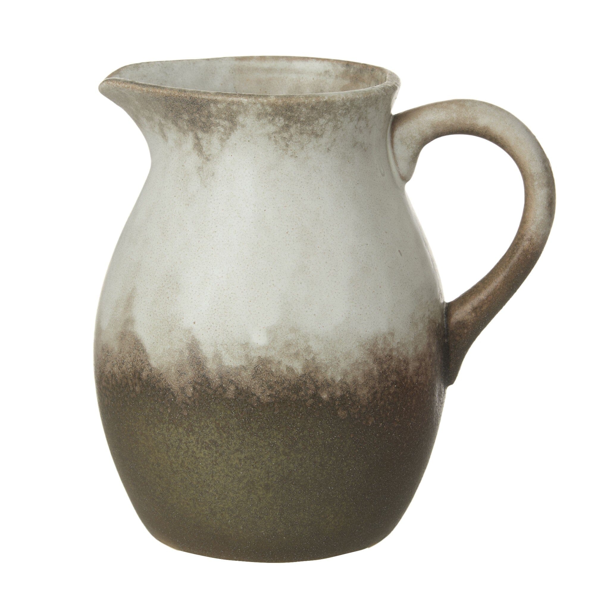 Grand Designs Dusk 1.5l Stoneware Jug - Cream & Brown 13.1x17.5x18cm Jugs & Carafes The Cooks Kitchen 