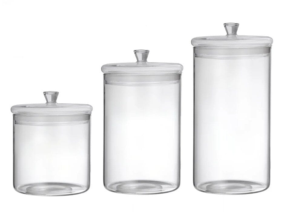 Davis & Waddell Carlton Canister 3pcs Set Glassware Storage The Cooks Kitchen 