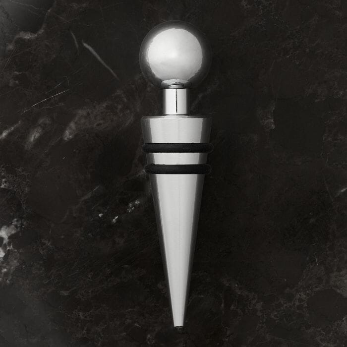 Davis & Waddell Brooklyn Stainless Steel Wine Topper, 2x2x85cm Wine Accessories The Cooks Kitchen 