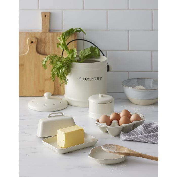 Davis & Waddel Darley Spoon Rest, Cream 14.5x12x2.5cm Misc - Food Preparation The Cooks Kitchen 