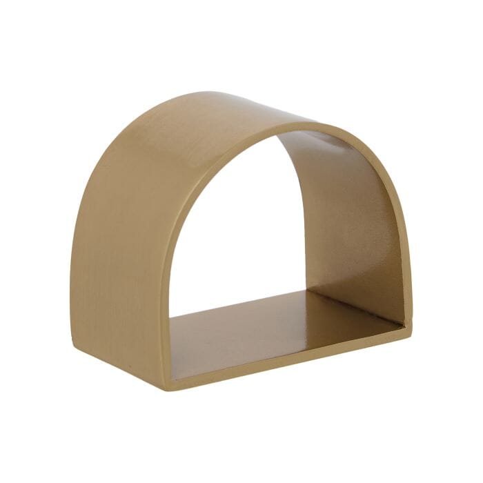 Amalfi Sorrento Napkin Rings Set Of 4 - Gold Napkins The Cooks Kitchen 