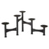 Amalfi Cole Candle Holder Black 9x70x20cm Room Diffusers & Candles The Cooks Kitchen 