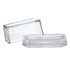 Davis & Waddell Eltham Glass Butter Dish Clear 17x10x7cm Bread & Butter Storage The Cooks Kitchen 
