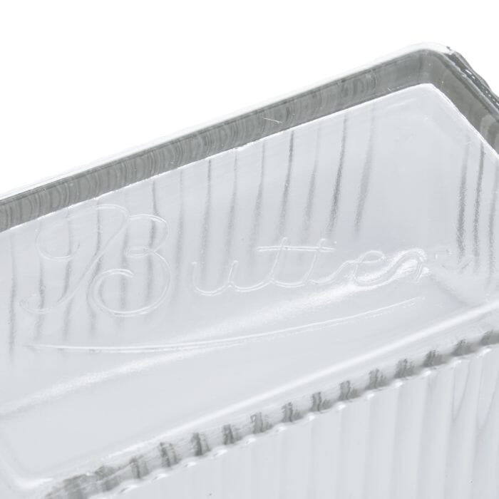 Davis & Waddell Eltham Glass Butter Dish Clear 17x10x7cm Bread & Butter Storage The Cooks Kitchen 