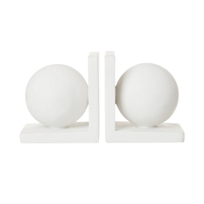 Amalfi Bakio Bookends 24x10x13cm - White Home Decor The Cooks Kitchen 