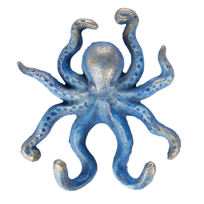 Society Home Avoca Sealife Octopus Hook 4x11x12cm Home Decor The Cooks Kitchen 