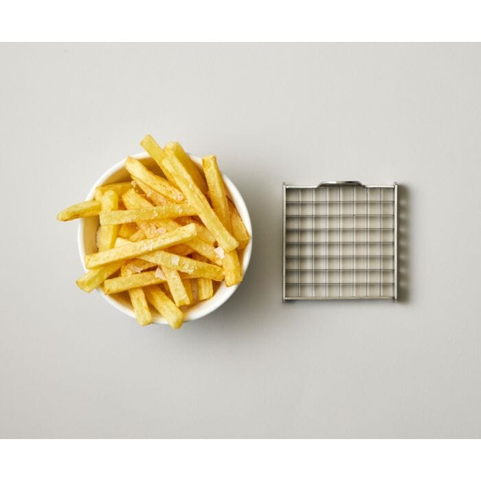 Svna Duo Potato Chipper Stainless Steel & Black 15.7x9.7x12.8cm Slicers - Choppers, Mincers & Mashers The Cooks Kitchen 
