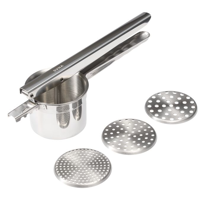 Svna 3 In 1 Stainless Steel Potato Ricer 30.5x10x12.5cm