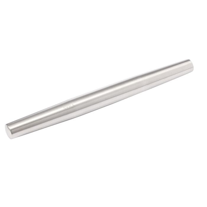 Svna Premium Stainless Steel Rolling Pin 3.1x35.5cm Bakeware Accessories The Cooks Kitchen 