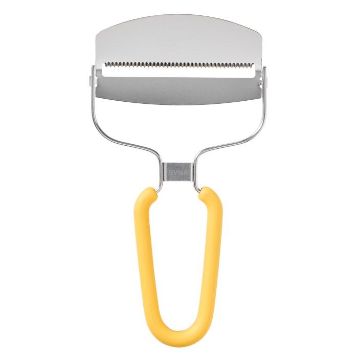 Svna Stainless Steel Y Wide Serrated Cheese Slicer - Yellow Peelers & Stoners The Cooks Kitchen 