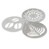 Leaf & Bean Stainless Steel Coffee Stencils 3pcs Set Stainless Steel 9.8x8.4x0.6cm Coffee Accessories The Cooks Kitchen 