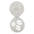 Leaf & Bean Stainless Steel Coffee Stencils 3pcs Set Stainless Steel 9.8x8.4x0.6cm