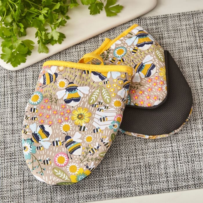 Ulster Weavers Bee Keeper Microwave Mitts Multi-coloured 18x14.5x2.5cm Mitts & Gloves The Cooks Kitchen 