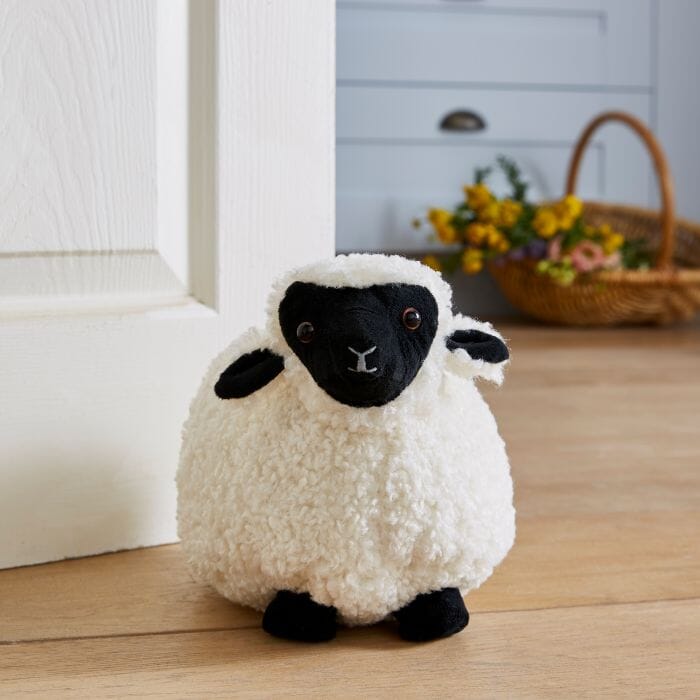 Ulster Weavers Finbar Sheep Shaped Doorstop - 22x18x15cm Cream Home Decor The Cooks Kitchen 
