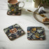 Ulster Weavers Finch & Flower Coaster 4pcs Set Navy 11x11x1cm Placemats & Coasters The Cooks Kitchen 